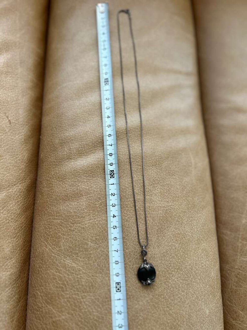 Vintage Obsidian Necklace